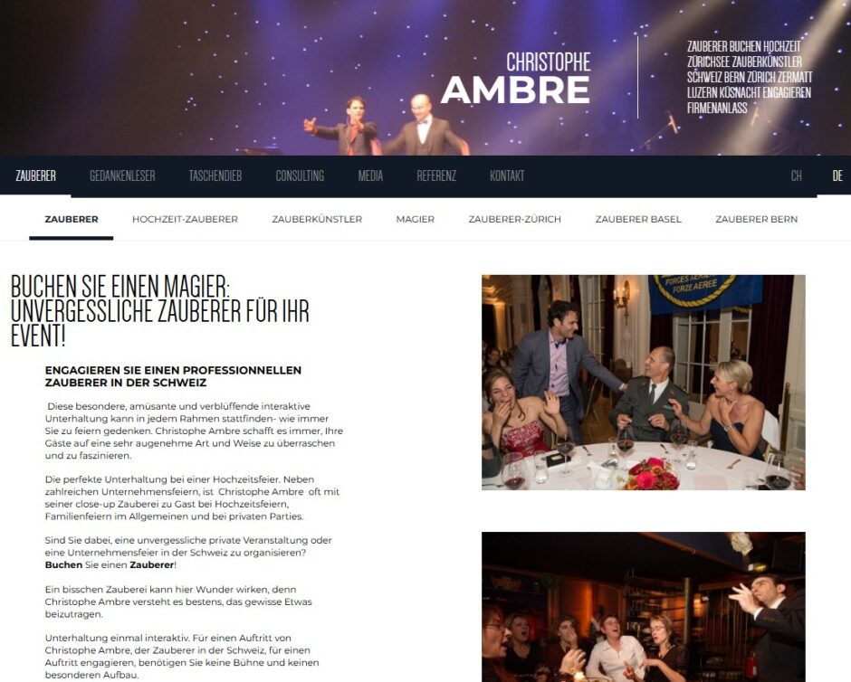 Schweizer Präzision trifft magische Kunst: Christophe Ambres Welterfolg