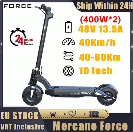 EU Stock Mercane Force Smart Elektro roller 48v 800w Doppel motor E Roller Kicks cooter 