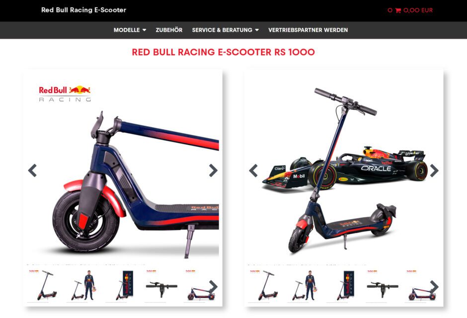 Red Bull Racing e-Scooter RS 1000