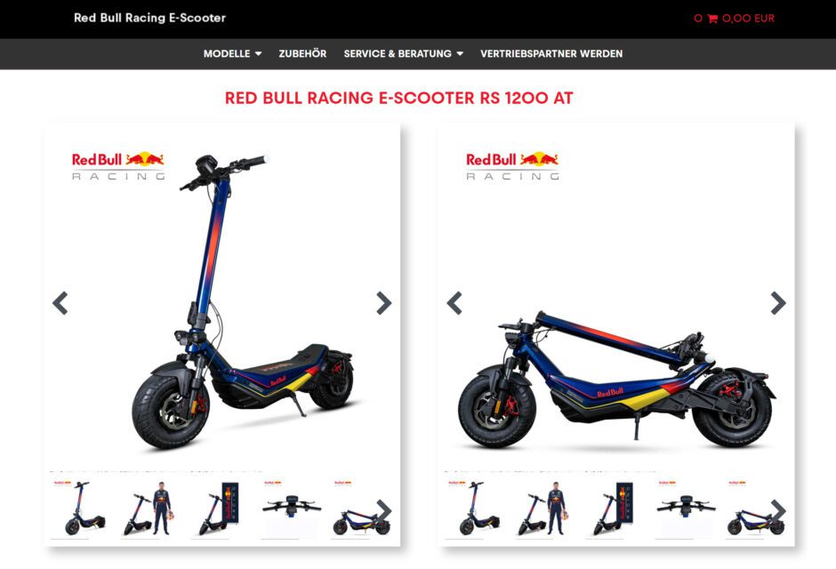 Red Bull Racing e-Scooter RS 1200