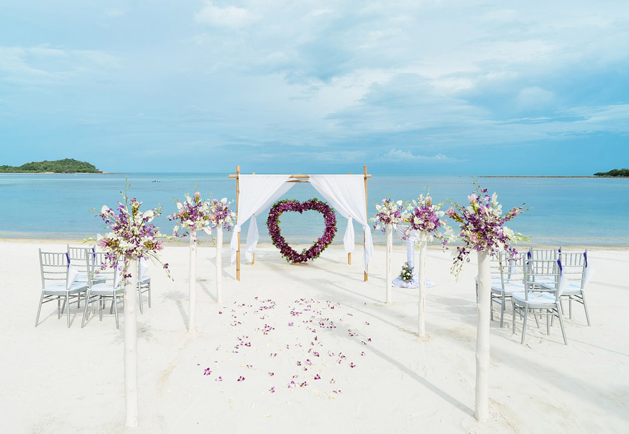 Strand Hochzeit Seychellen